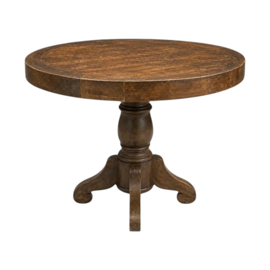 Antique Teak Round Table 90cm