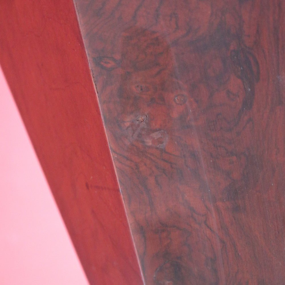 Antique Victorian Sewing or Lady’s Work Table with Pedestal Base and Carved Detail. B12659 | Bazaa | Designer, Vintage and Antique Furniture