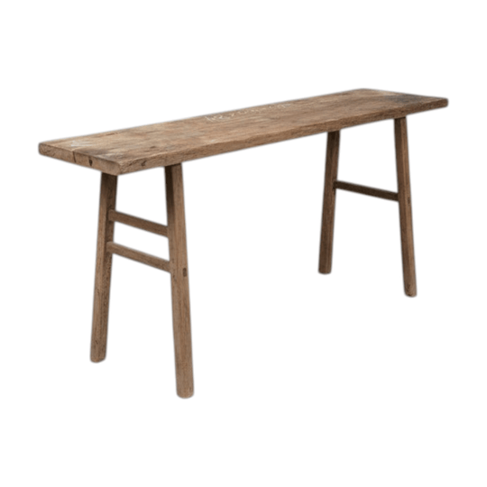 Antique Weathered Elm Console | 162x45x84cm