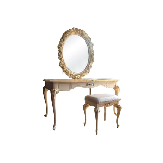 Antique white luxury dresser solid timber French style