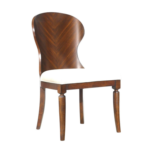 Antique Wood Back Side Chair | Bazaa | Designer, Vintage and Antique Furniture
