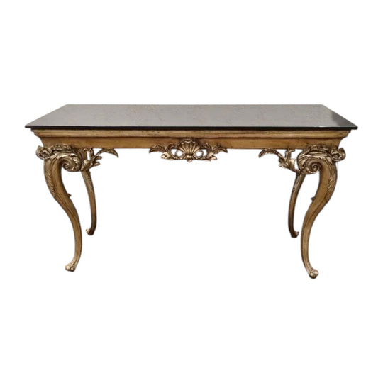 French Provincial Ornate Hall Console Table