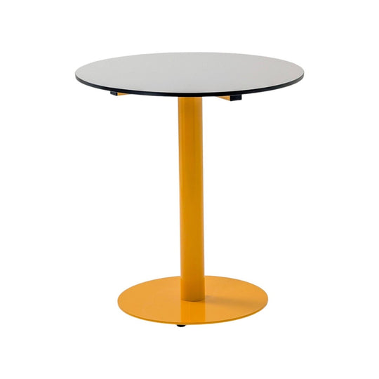 Architectural 'Reason' Steel Dining Table in Rich Mustard
