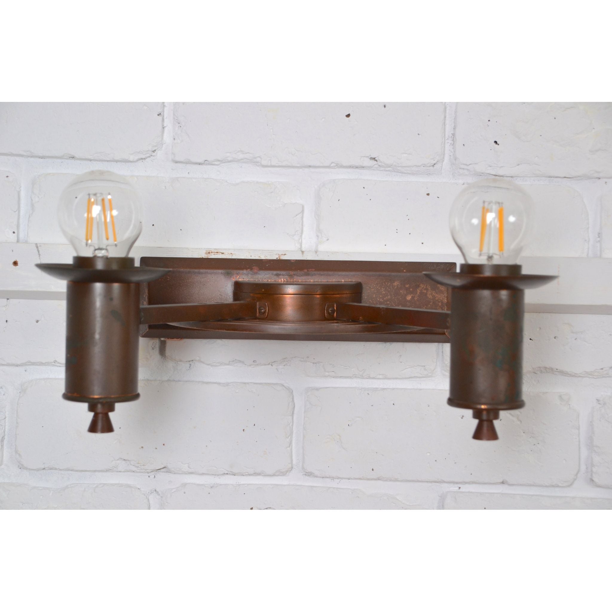 Art Deco / Decorative Arts copper banded wall sconce 1920s *Rare | Bazaa | Vintage, Designer and Antique Interiors