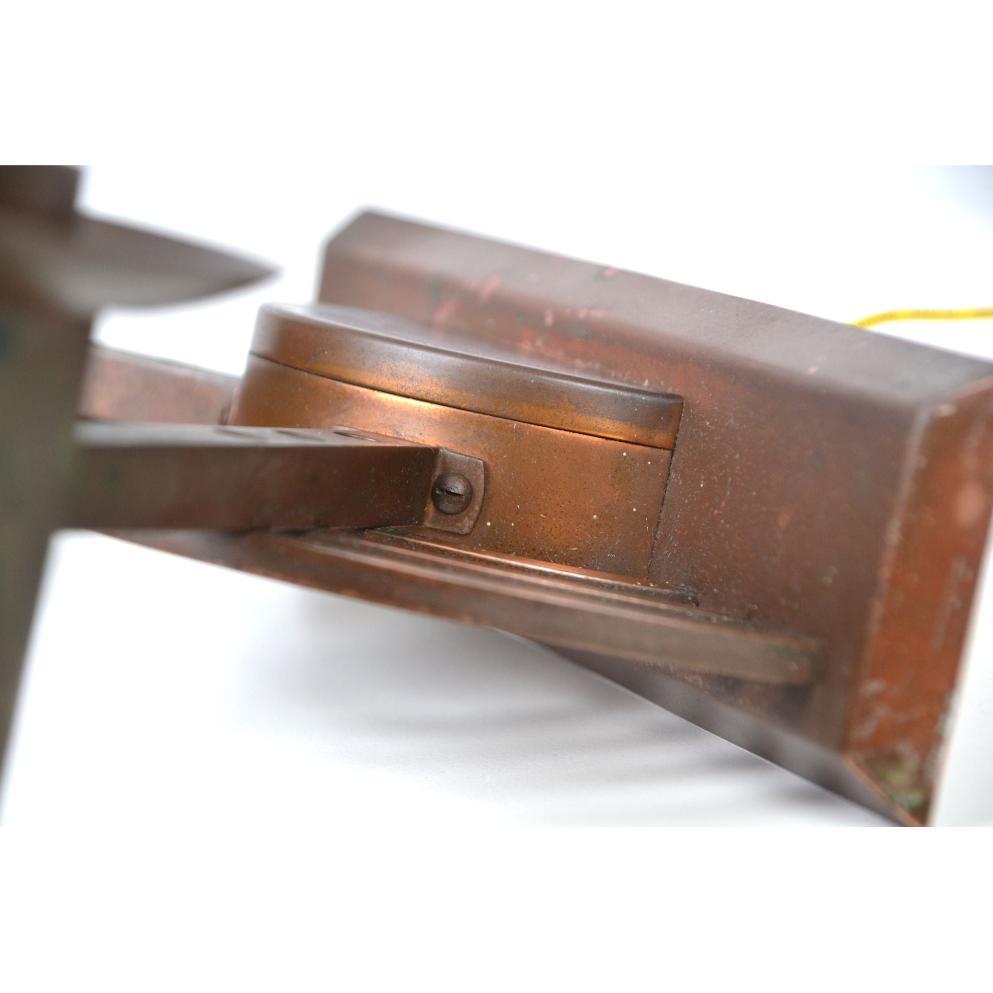 Art Deco / Decorative Arts copper banded wall sconce 1920s *Rare | Bazaa | Designer, Vintage and Antique Furniture