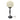 Art Deco "DIANE" Lamp, Chrome base w/ large cream stepped glass shade c1930s | Bazaa | Designer, Vintage and Antique Furniture