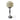 Art Deco "DIANE" Lamp, Chrome base w/ large cream stepped glass shade c1930s | Bazaa | Designer, Vintage and Antique Furniture