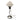 Art Deco "DIANE" Lamp, Chrome base w/ Pink mottled glass shade c.1930s | Bazaa | Designer, Vintage and Antique Furniture
