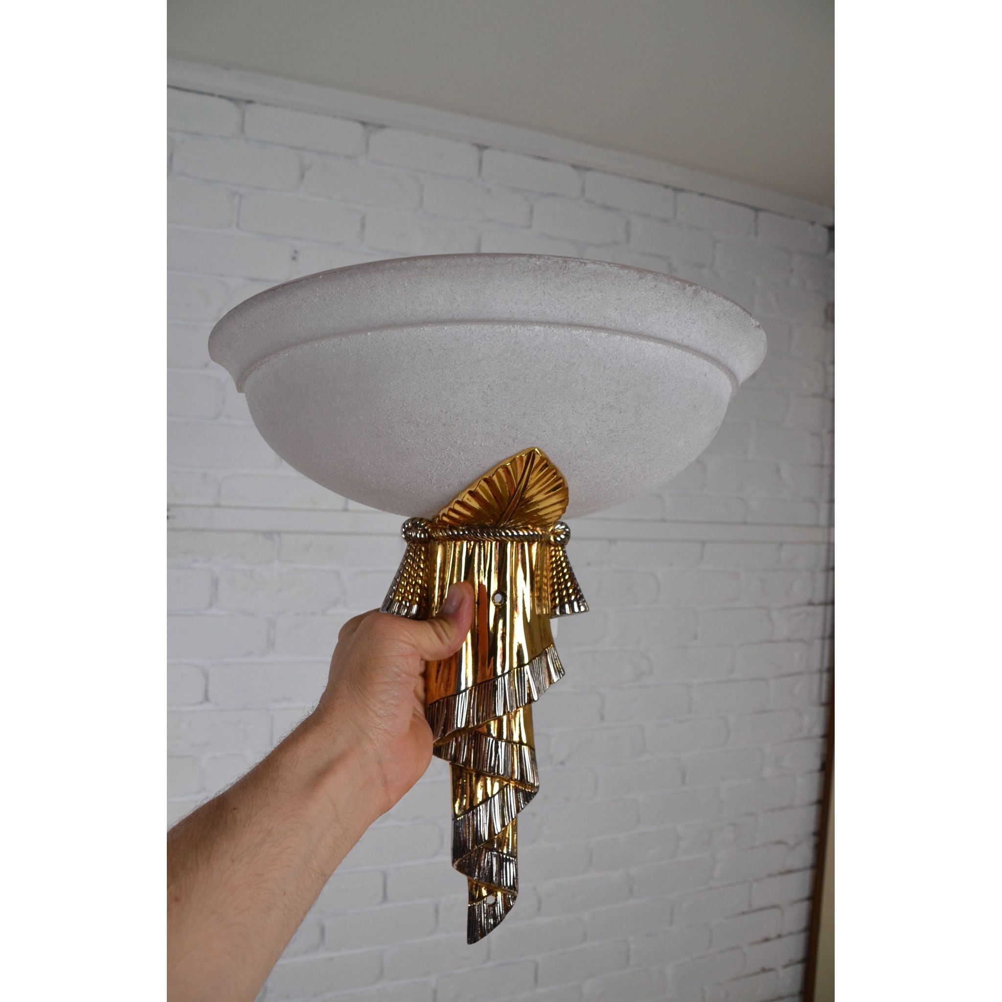 Art Deco Regency 1980s revival decorative wall light by Bejorama SL lighting Spain | Bazaa | Designer, Vintage and Antique Furniture