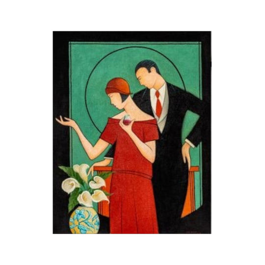 Art Deco Style Painting