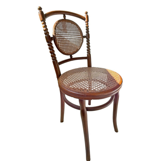 Art Nouveau bentwood café chair by J&J Kohn c1880 to 1910
