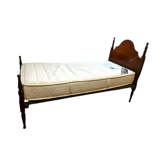 Queen Anne vintage single bed with high quality single mattress