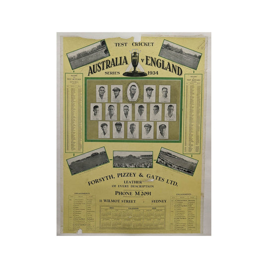 Australia Vs England 1934