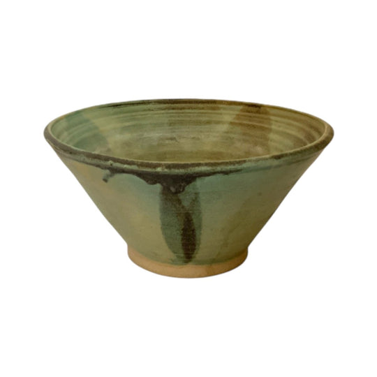 Australian Ceramic Bowl in green tones