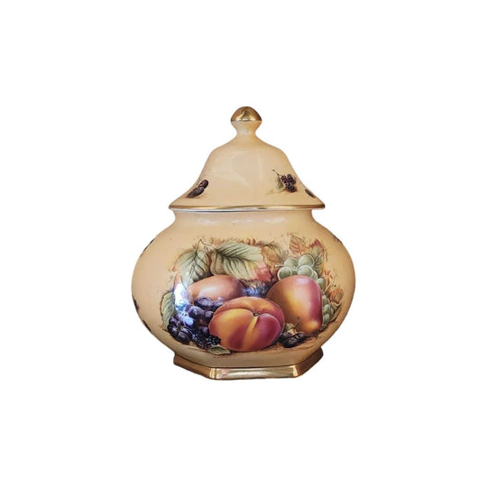 Aynsley Jar Pot 'Orchard Gold'