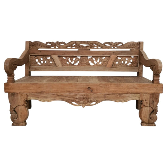 Balinese Raw Recycled Teak Daybed