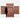 Balinese Vintage Teak Door With 2 Windows 3 Piece Set - AA12 | Bazaa | Designer, Vintage and Antique Furniture