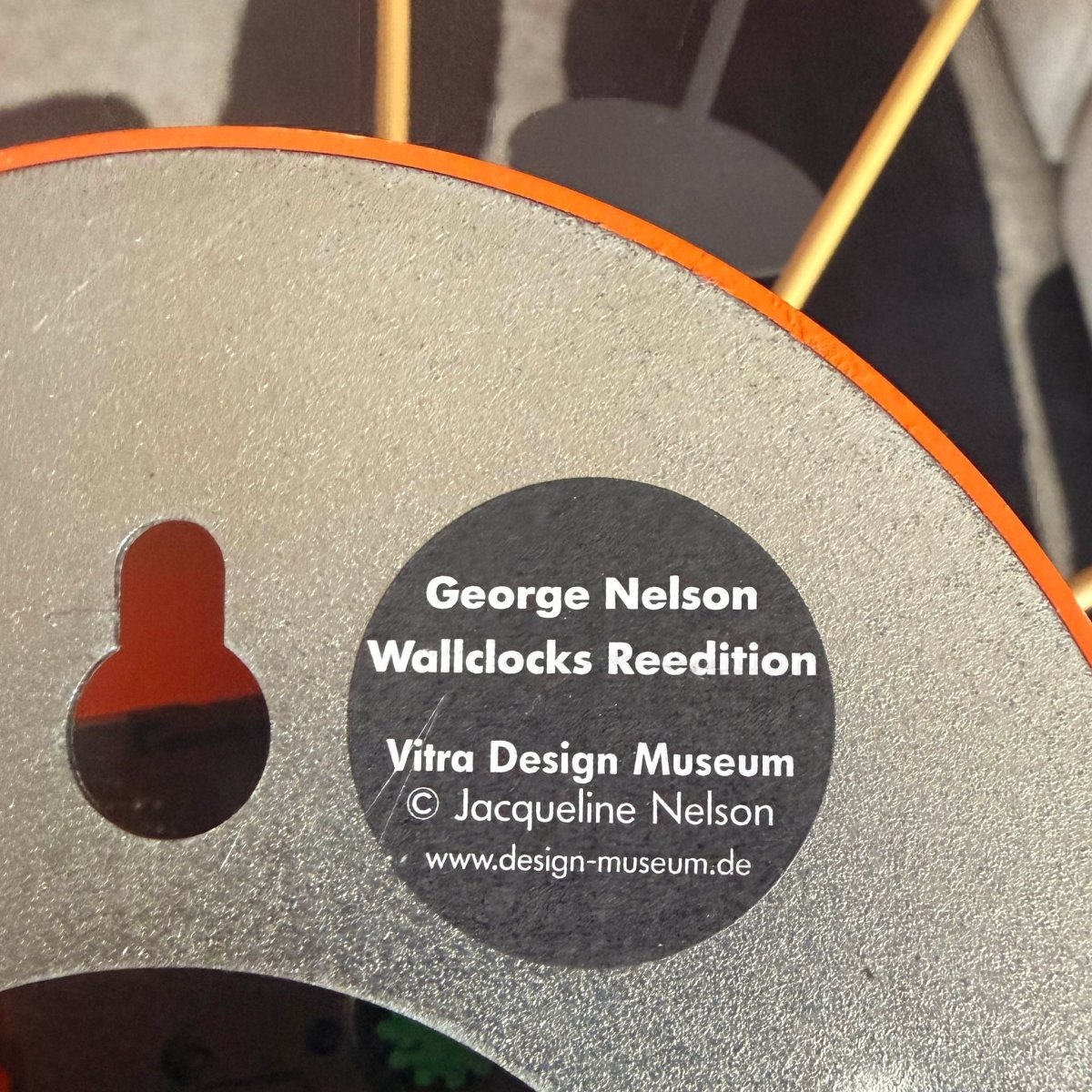 Ball Clock by George Nelson for Vitra — Orange | Bazaa | Designer, Vintage and Antique Furniture