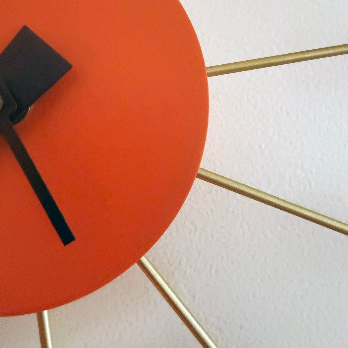 Ball Clock by George Nelson for Vitra — Orange | Bazaa | Designer, Vintage and Antique Furniture