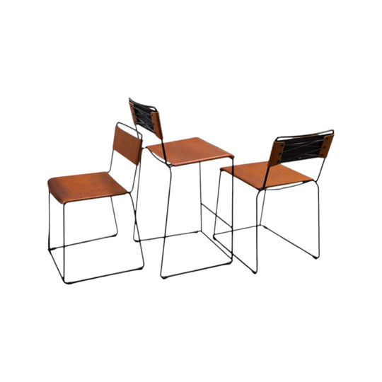 Barbera UCCIO Chairs & Barstool | Solid Steel & Hand-Finished Leather