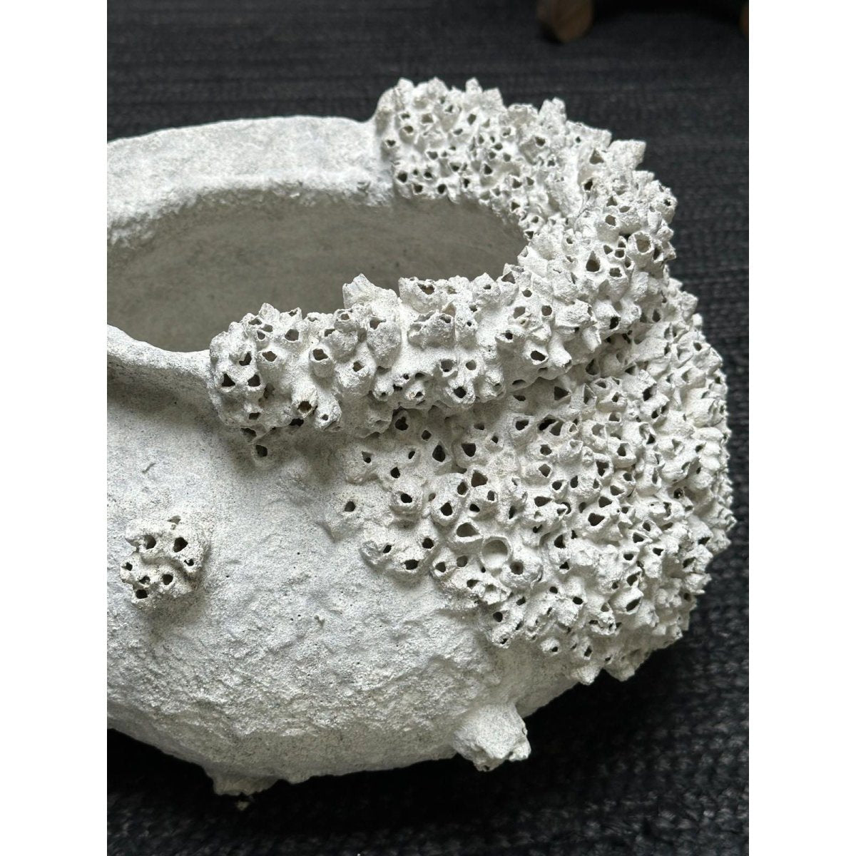 Barnacle Pot Coastal Sculptural Vessel Organic Coral Style Decor | Bazaa | Designer, Vintage and Antique Furniture