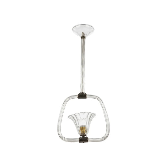Barovier & Toso Art Deco Murano Pendant