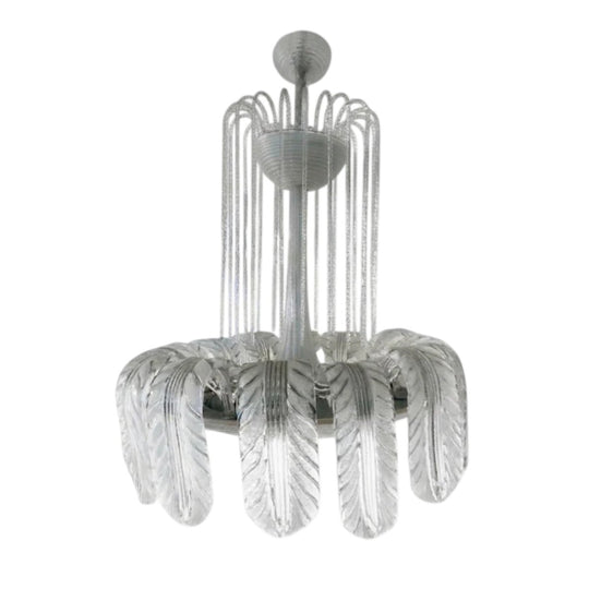 Barovier & Toso Hanging Glass Chandelier