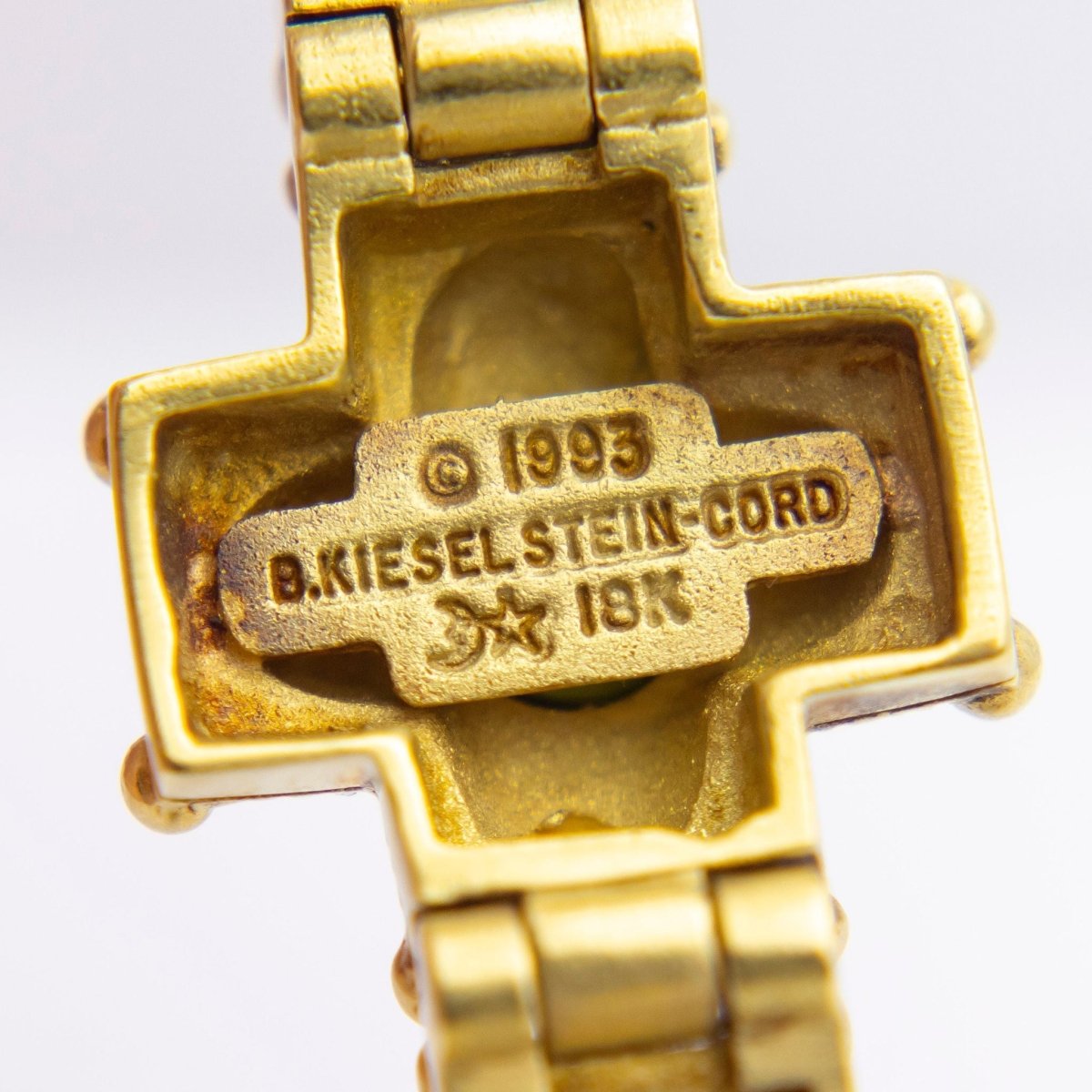 Barry Kieselstein - Cord Green Tourmaline & Diamond Bracelet | Bazaa | Designer, Vintage and Antique Furniture