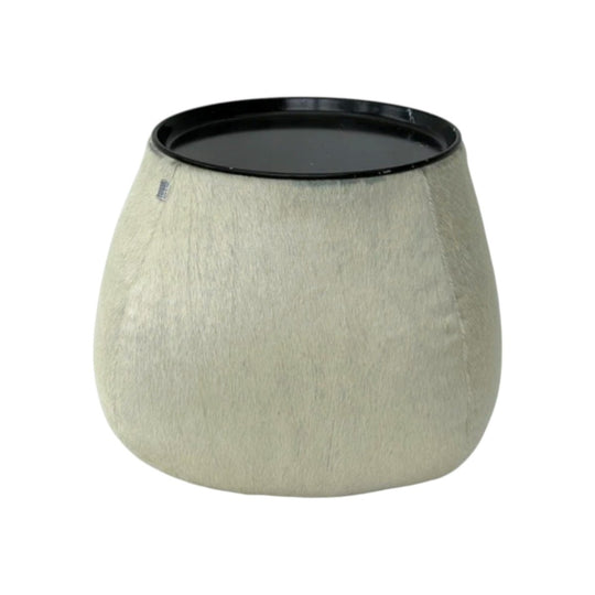 B&B Lady Fat-Fat Fat Small Table with Cow Hide