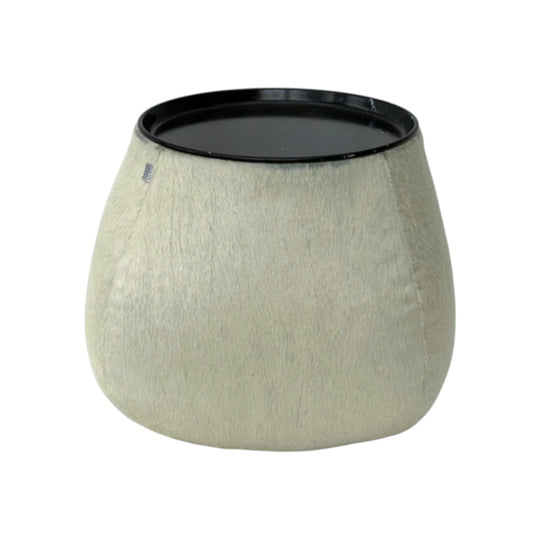 B&B Lady Fat-Fat Fat Small Table with Cow Hide