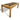 Beautiful Teak Dining Table With Stone Inserts | Bazaa | Designer, Vintage and Antique Furniture