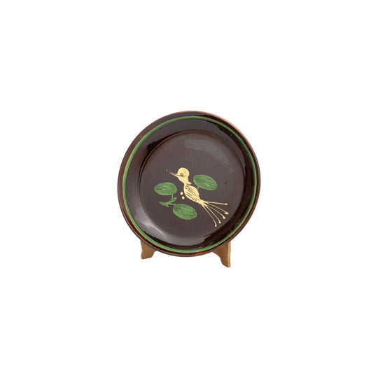 Beautiful Vintage French serving plate with bird motif from Annecy