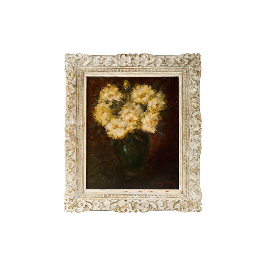 Belgium impressionist still life oil painting