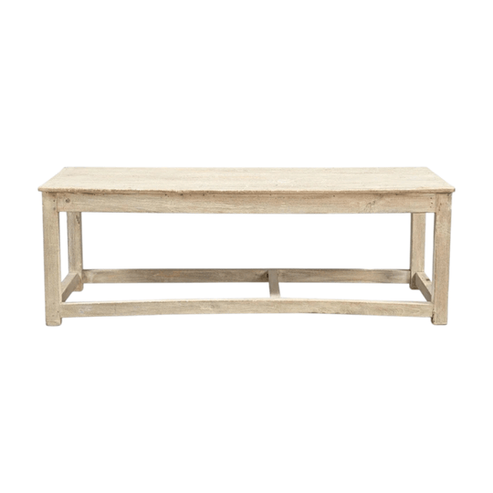 BENCH SEAT SUN BLEACHED TEAK