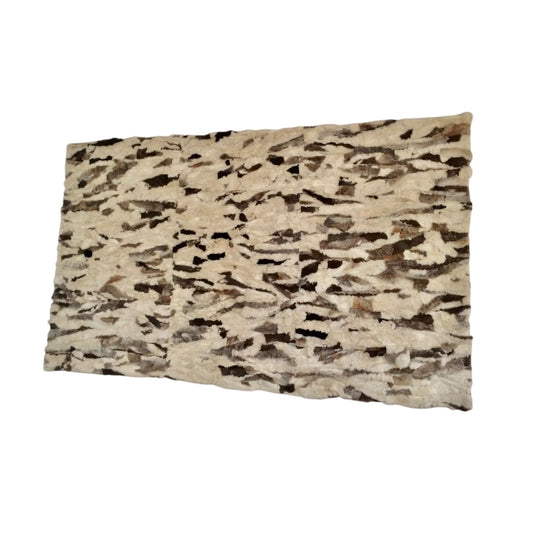 Bespoke Rabbit fur wall art Circa 1970