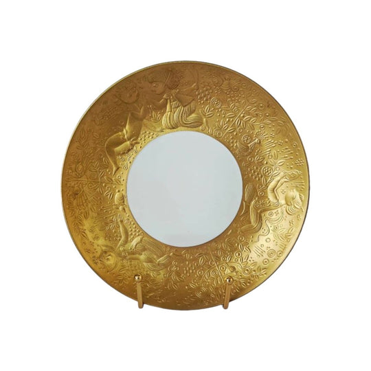 Bjorn Wiinblad for Rosenthal Studio-Linie Magic Flute Gold Porcelain Plate