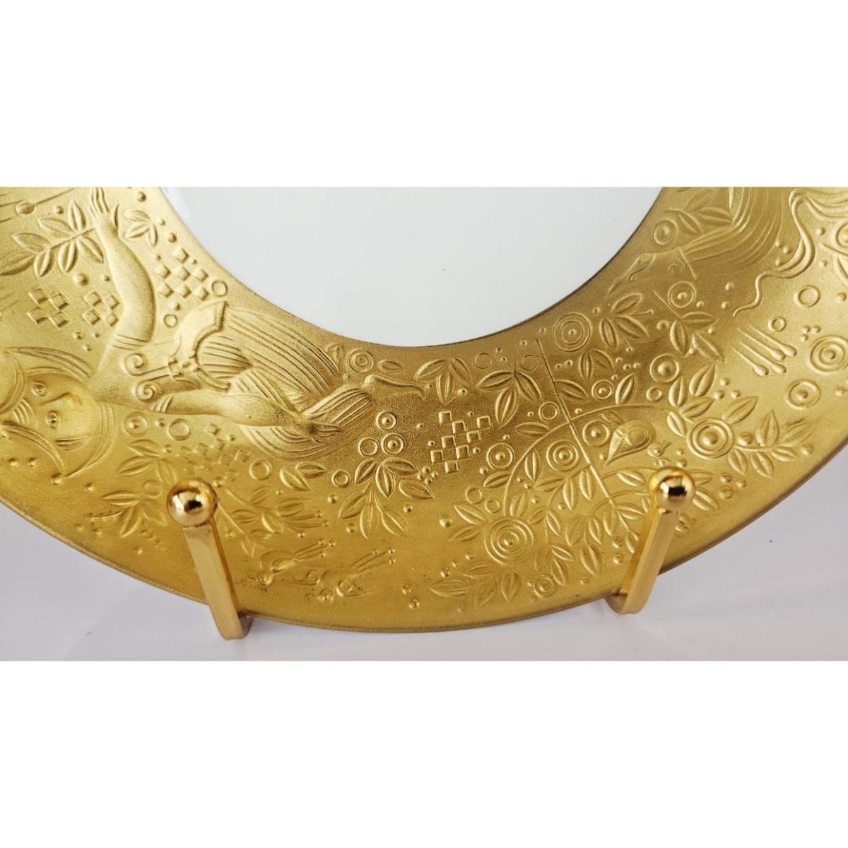 Bjorn Wiinblad for Rosenthal Studio-Linie Magic Flute Gold Porcelain Plate | Bazaa | Designer, Vintage and Antique Furniture
