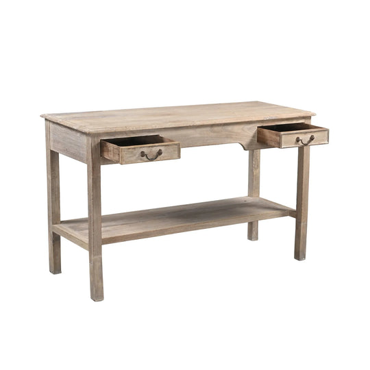 2 DRAWER KTCHEN ISLAND TABLE