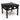 Black lacquered stools with open carving | Bazaa | Designer, Vintage and Antique Furniture