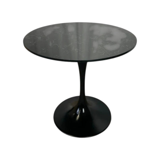Black Round Tulip Table