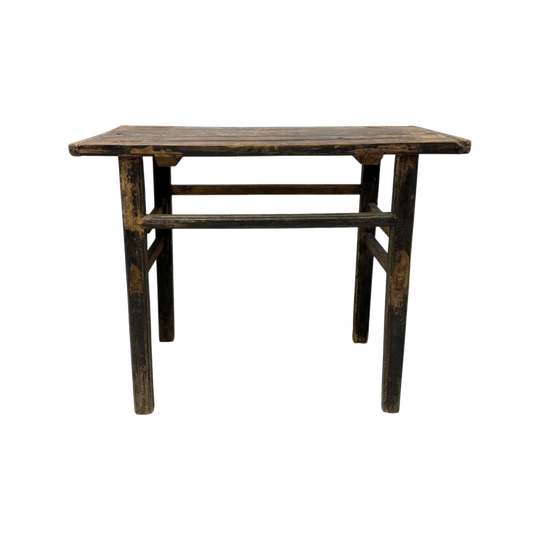 Blackened Antique Short Elm Console