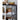 BLOOMINGVILLE Opal Display Cabinet – Black Oak | Tempered Glass | W90 x H120 x D40cm | Bazaa | Designer, Vintage and Antique Furniture