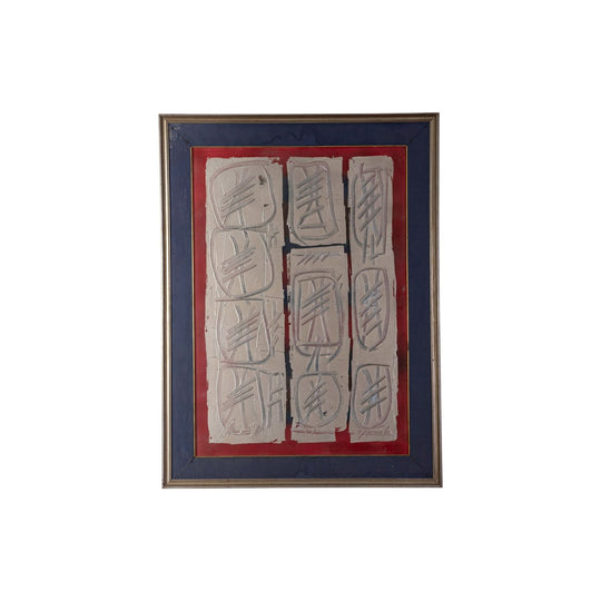 Blue Abstract Italian Artwork