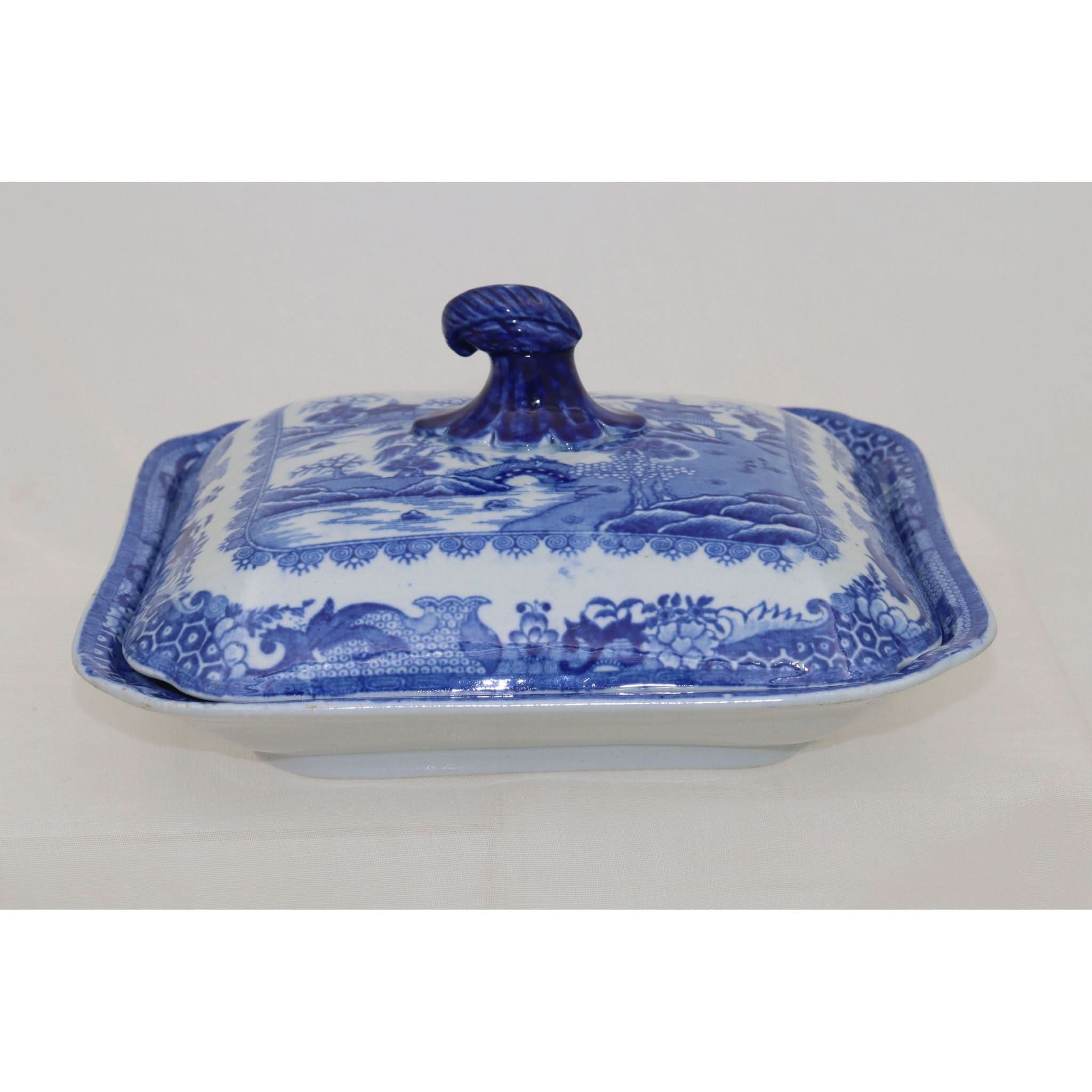 Shop Blue and white willow pattern tureen by Turner Bazaa