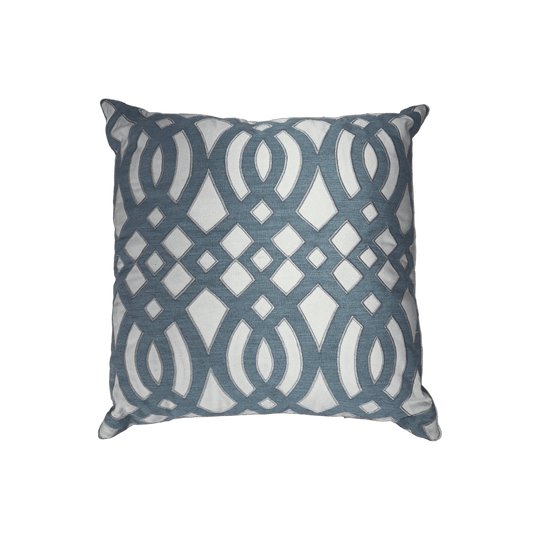 Blue Duck Egg Trellis Design Throw Cushion