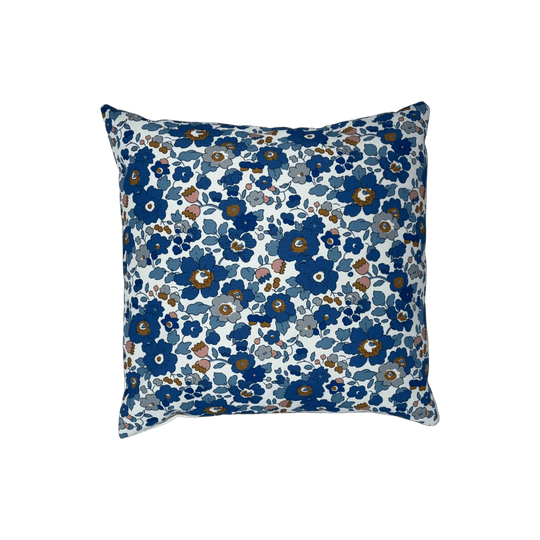 Blue Floral Liberty-style Cushion