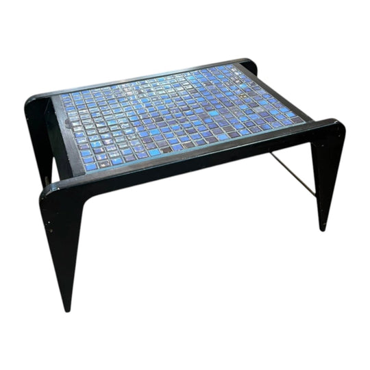 Blue Mosaic Tile Coffee Table