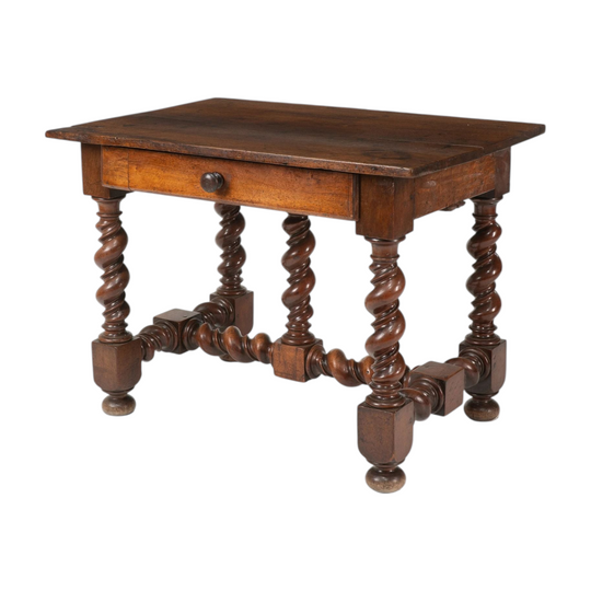 A Louis XIII Walnut Side Table