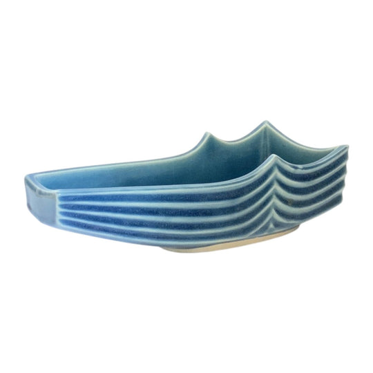 Boat shaped Japanese Ikebana Vase