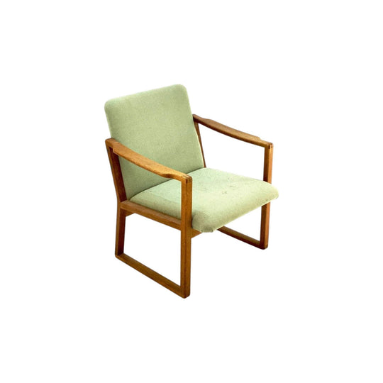 Borge Mogensen Soaped Oak Chair with Sled Legs